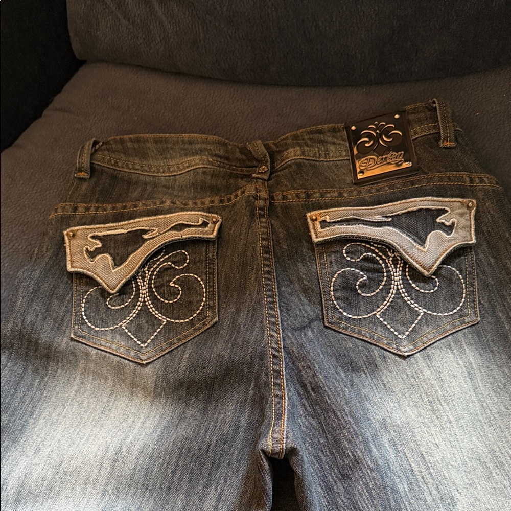 Dereon Dark Blue Boot Cut Jeans